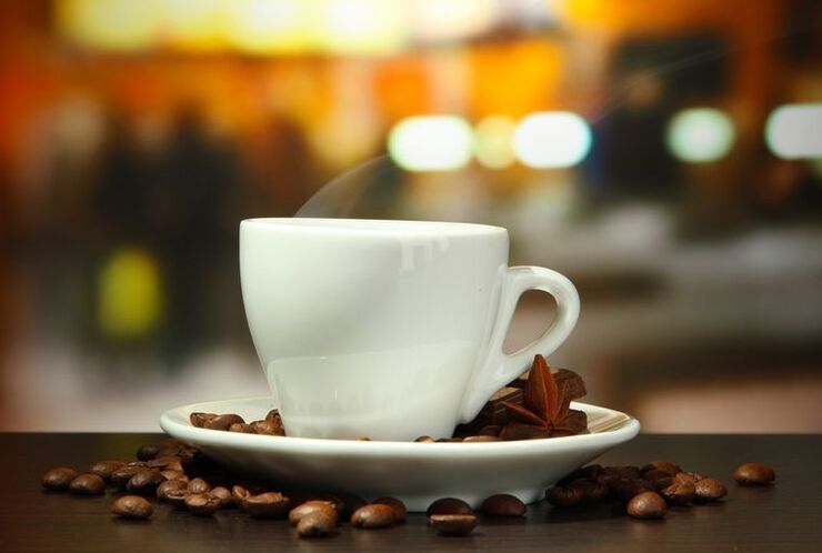 black coffee