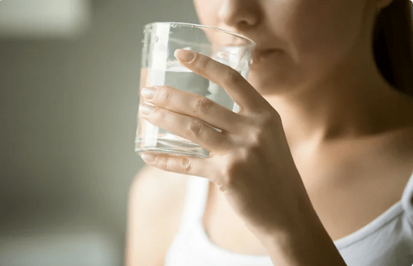 Drink your water standard during the day