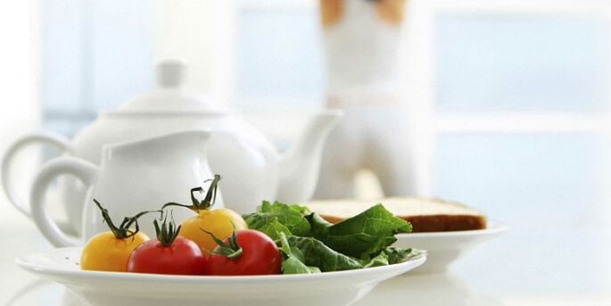 The proper nutrition diet